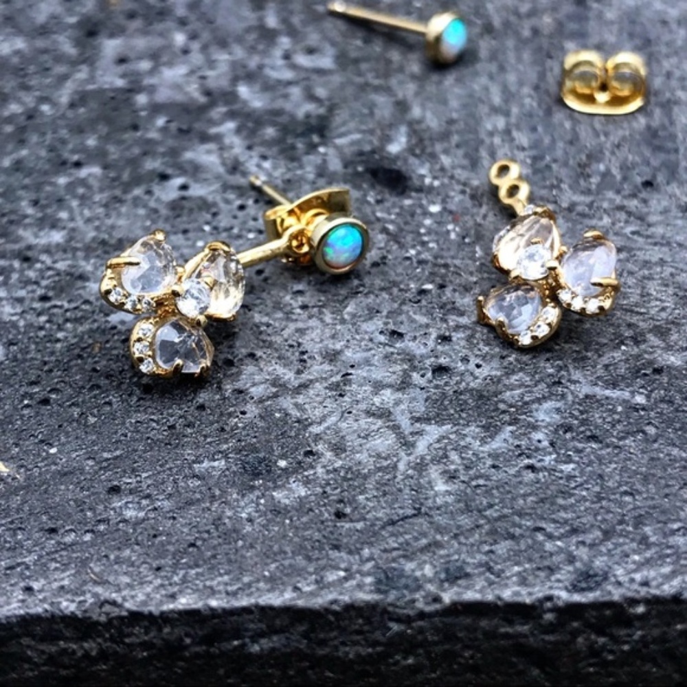 Anthropologie Windmill Front-Back Earrings